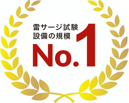 雷サージ試験設備の規模 No.1