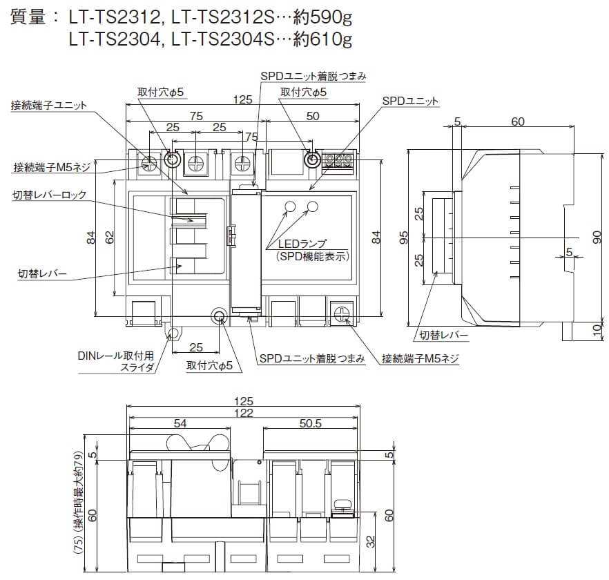 工場は直販 音羽電機工業 分電盤用SPD クラスII LT-332 ピザクラスト、ピザ生地