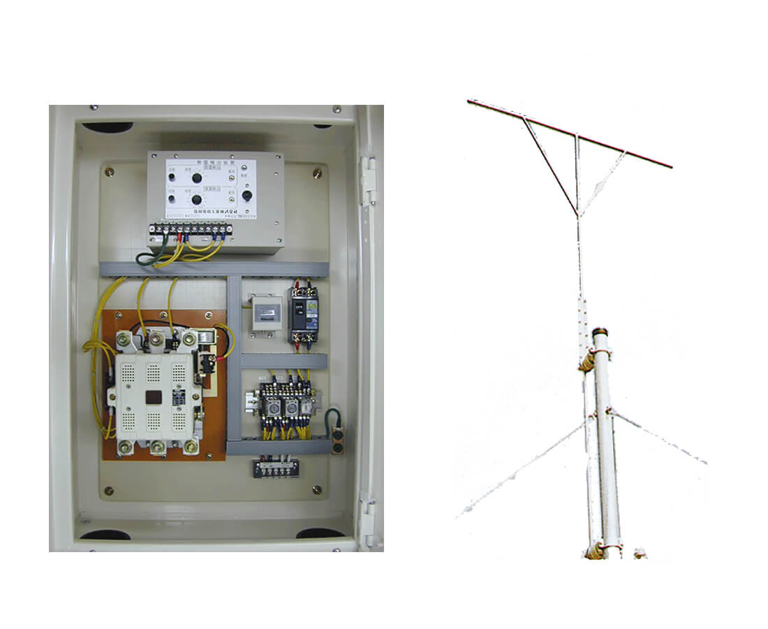 雷検出制御装置盤 | 音羽電機工業 – 雷サージ対策、SPD、避雷器、耐雷 