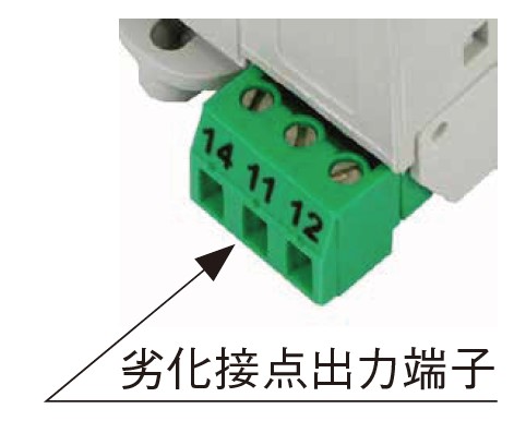 劣化接点出力対応　c接点（a接点及びb接点）