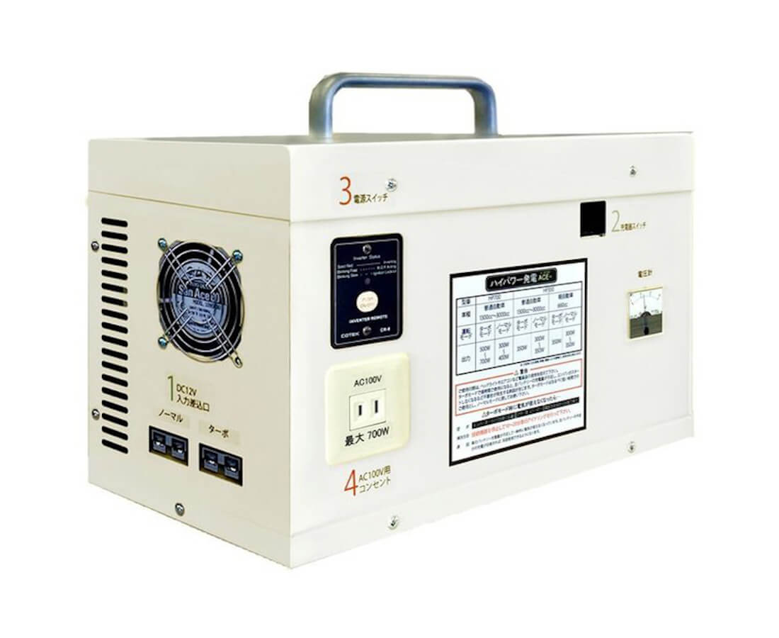 ハイパワー発電ACE+HP700(W)